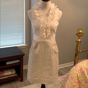 Loft linen sheath dress